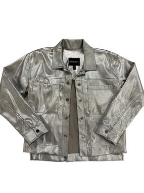 STUDIO F Metallic Silver Jacket size S